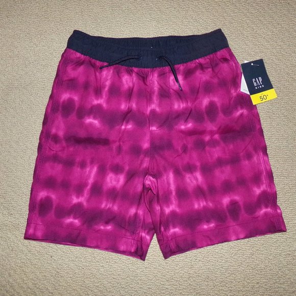 GAP KIDS TIE DYE SWIM TRUNKS SHORTS SZ 14-16 XXL NEW - Picture 1 of 3
